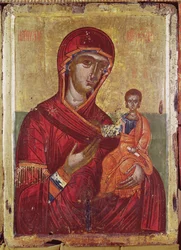 Iconostasis of Podvrh, Montenegro, Virgin and Child, 1665